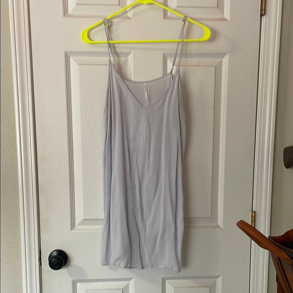Light Gray Spaghetti Strap Dress